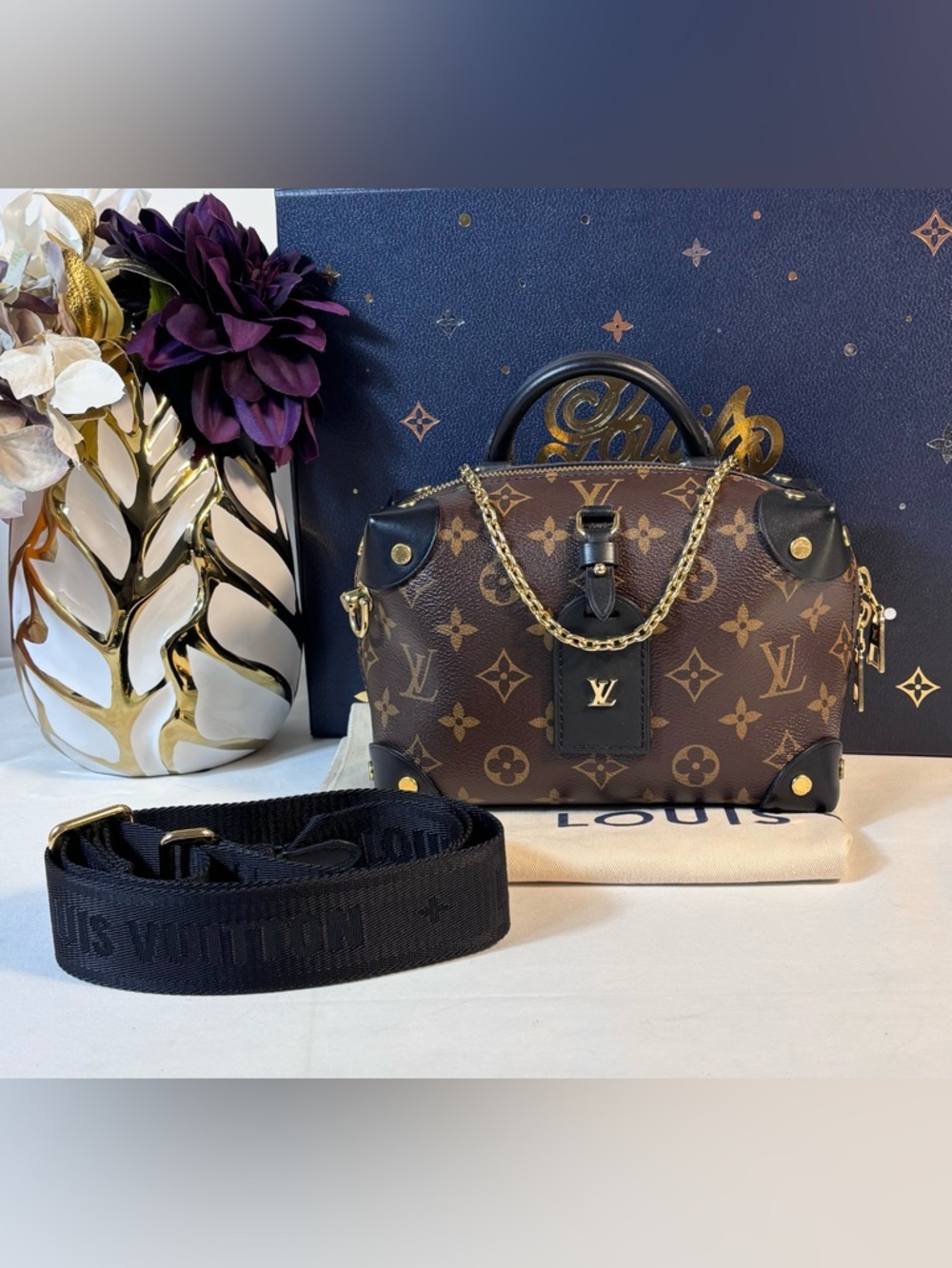 Authentic Louis Vuitton Petit Malle Souple